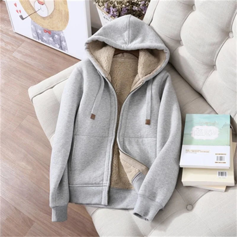 Famous Brown Autumn Winter Sweatshirt Sweatpants Two-piece Suit Women Fleece Thicken Sports Casual Sets Hoodies Coat Trousers 2-piece Sets