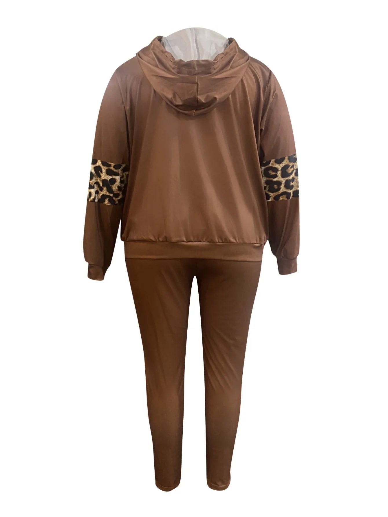 Plus Size women clothing Print Two-piece Pants Set Autumn winter long sleeve Hoodie & trousers set women's tracksuit set