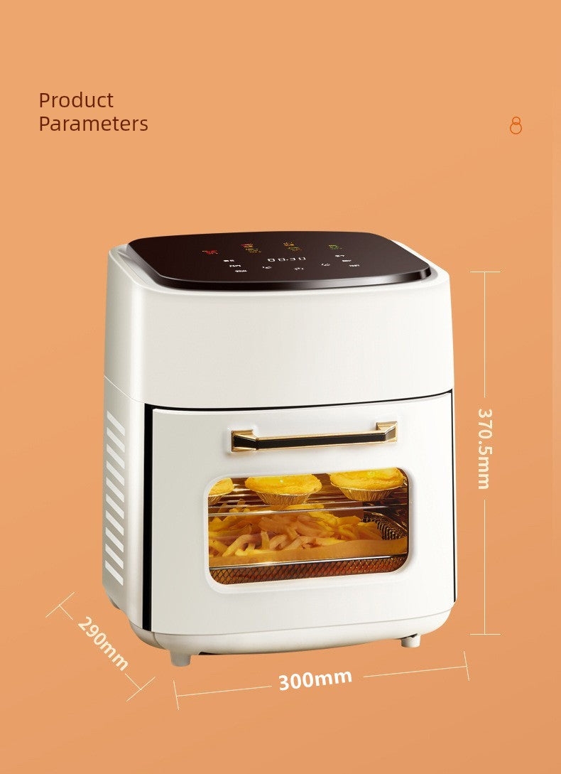 Famous Brown Air Fryer Large Capacity Taiwan 110V For Home Multifunctional Visual Automatic Oil and Gas Free Fryer