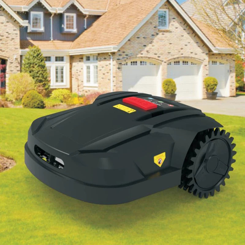 Robotic Lawn Mower YZ-4A for 1000m2 Grass, 2.2Ah Li-ion Battery Time Data Set System, Automatic Avoid-Obstacle, Water Proof IPX4