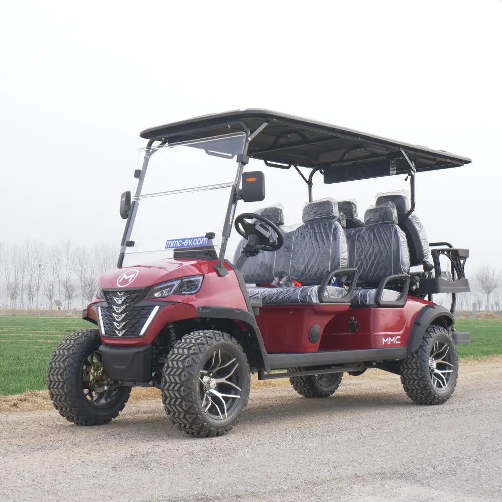 Famous Brown Factory Luxury Design Lifted 4 Seater Golf Carts 7500W 72V Lithium Battery Golf Car Utility Hunting Electric Golf Cart