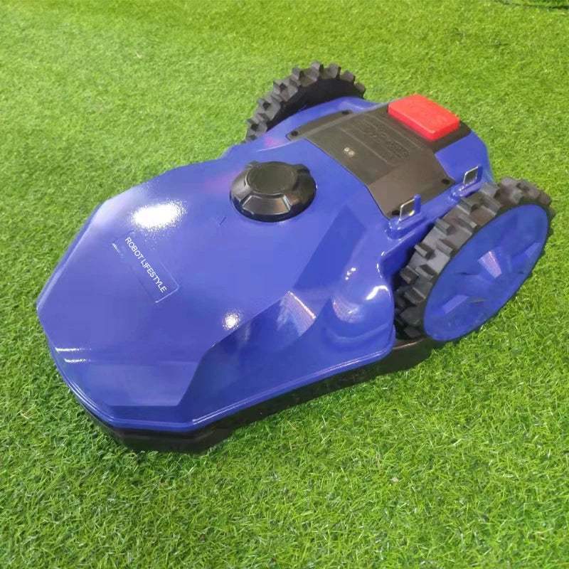 Robotic Lawn Mower YZ-4A for 1000m2 Grass, 2.2Ah Li-ion Battery Time Data Set System, Automatic Avoid-Obstacle, Water Proof IPX4