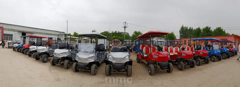 Famous Brown Factory Luxury Design Lifted 4 Seater Golf Carts 7500W 72V Lithium Battery Golf Car Utility Hunting Electric Golf Cart