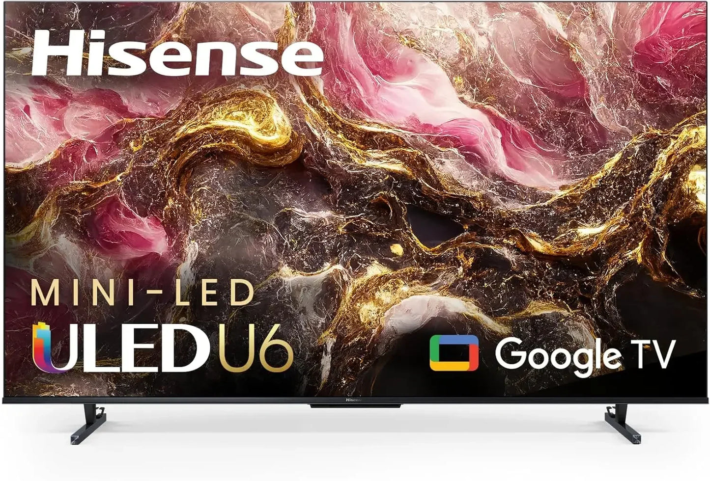 65-Inch Class U6 Series Mini-LED ULED 4K UHD Google Smart TV (65U6K) - QLED, Full Array Local Dimming, Dolby Vision IQ，