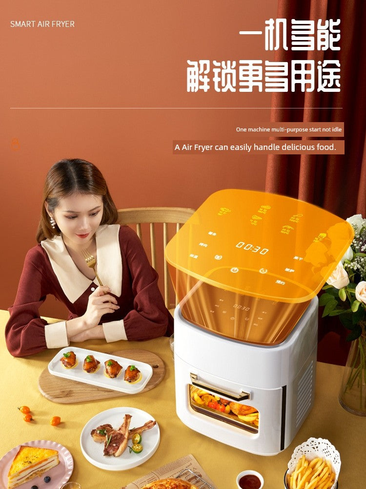 Famous Brown Air Fryer Large Capacity Taiwan 110V For Home Multifunctional Visual Automatic Oil and Gas Free Fryer