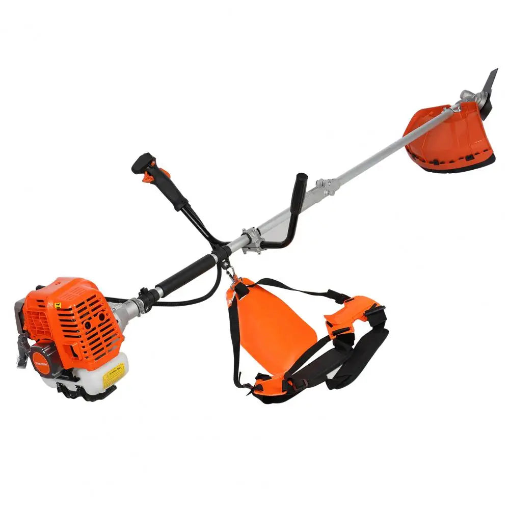 Gas String Trimmer, 52cc Weed Wacker Gas Powered, 2 in 1 Cordless Hedge Trimmer, 2-Stroke Brush Cutter, Handheld Weed Eater