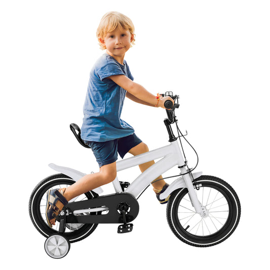 Famous Brown 14 Inch Children's Bike Suitable for 3, 4, 5, 6 year olds Carbon Steel Frame