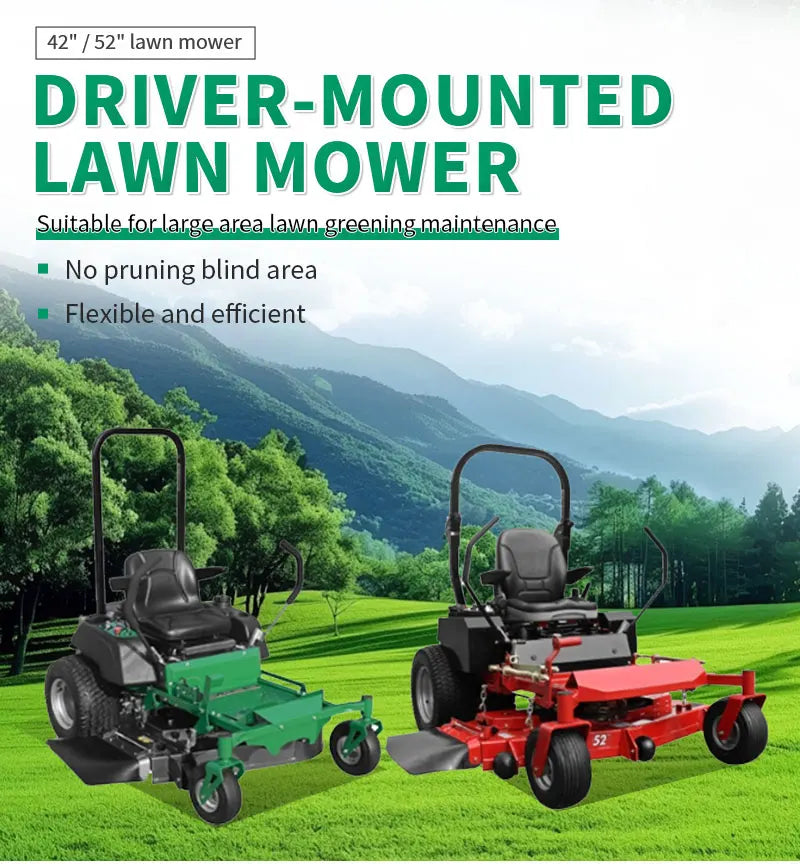 Famous Brown customized multifunctional farm orchard weeding and grass crushing machine for driving lawn mower